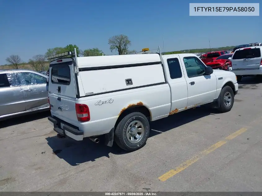 2009 Ford Ranger Fx4 Off-Road/Sport/Xl/Xlt VIN: 1FTYR15E79PA58050 Lot: 42227571
