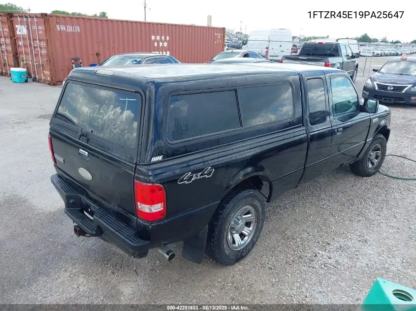 2009 Ford Ranger Xlt VIN: 1FTZR45E19PA25647 Lot: 42251633
