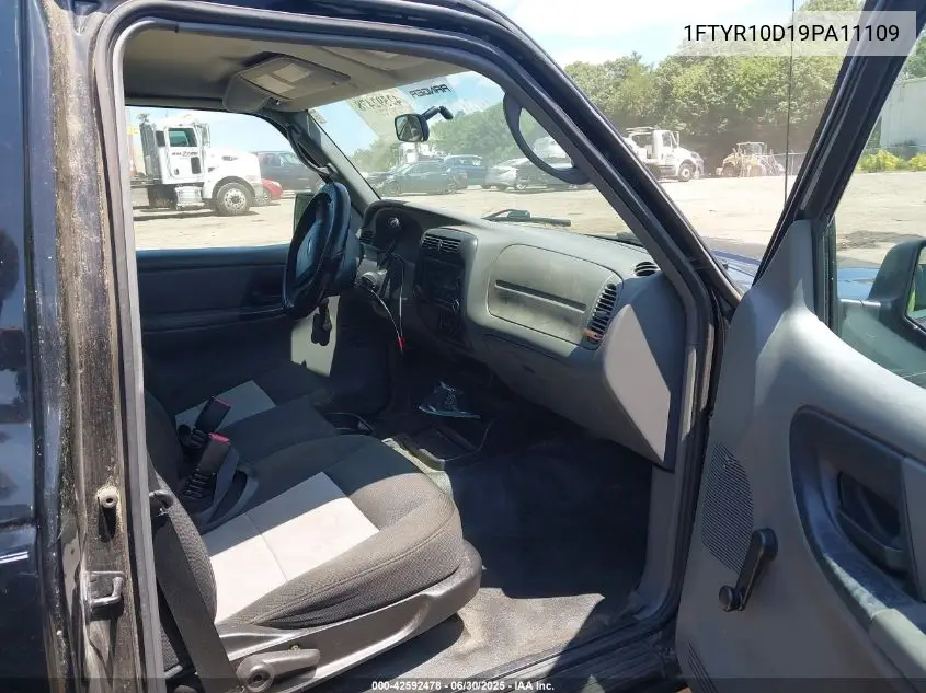 2009 Ford Ranger Sport/Xl/Xlt VIN: 1FTYR10D19PA11109 Lot: 42592478