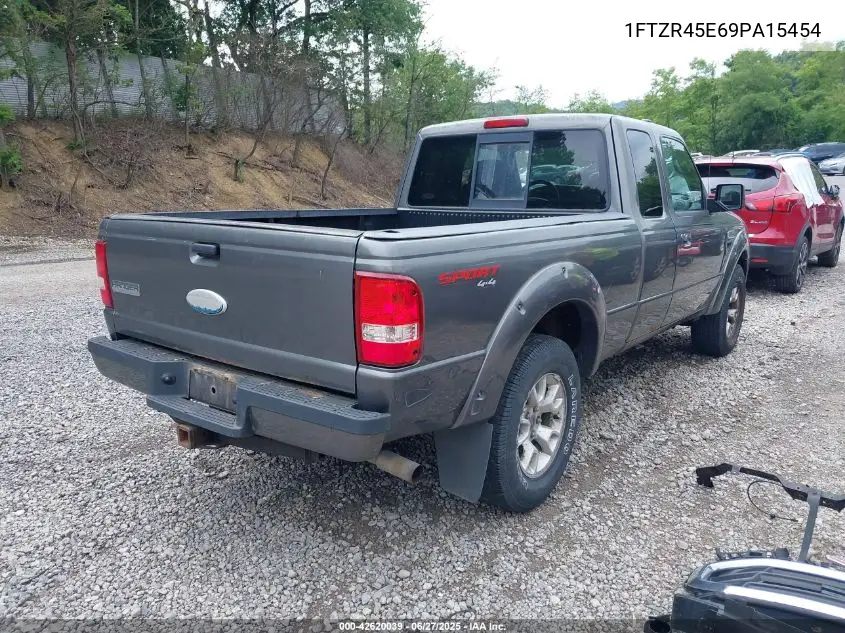 2009 Ford Ranger Fx4 Off-Road/Sport/Xlt VIN: 1FTZR45E69PA15454 Lot: 42620039