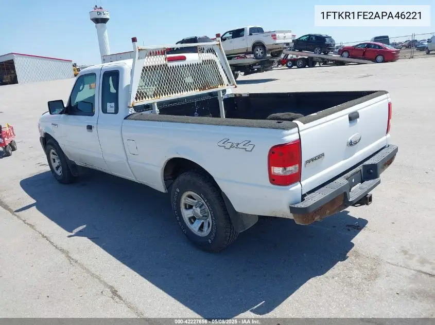 2010 Ford Ranger Xl VIN: 1FTKR1FE2APA46221 Lot: 42227656