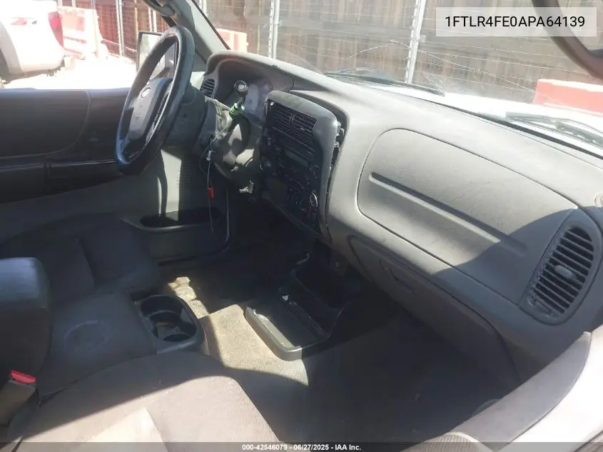 2010 Ford Ranger Sport/Xlt VIN: 1FTLR4FE0APA64139 Lot: 42546079