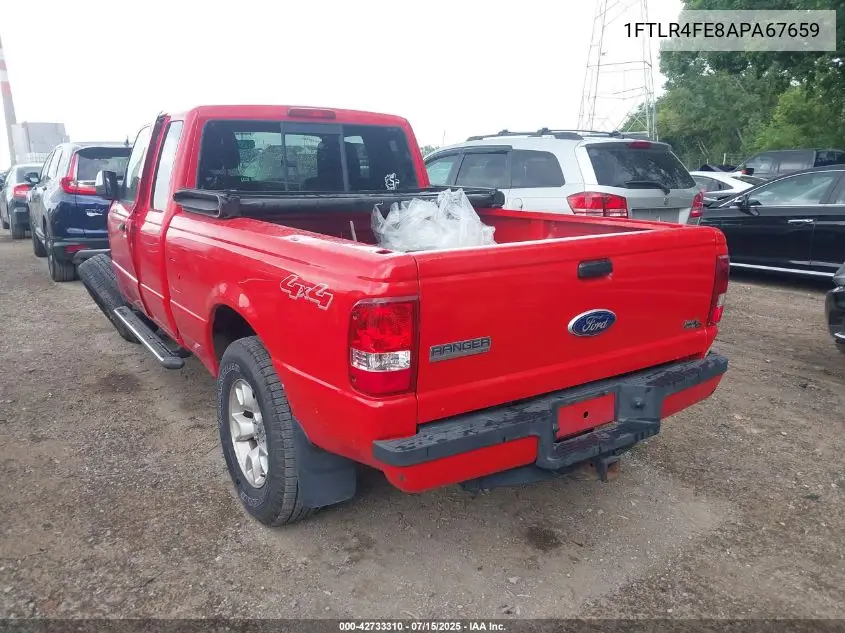 2010 Ford Ranger Sport/Xlt VIN: 1FTLR4FE8APA67659 Lot: 42733310