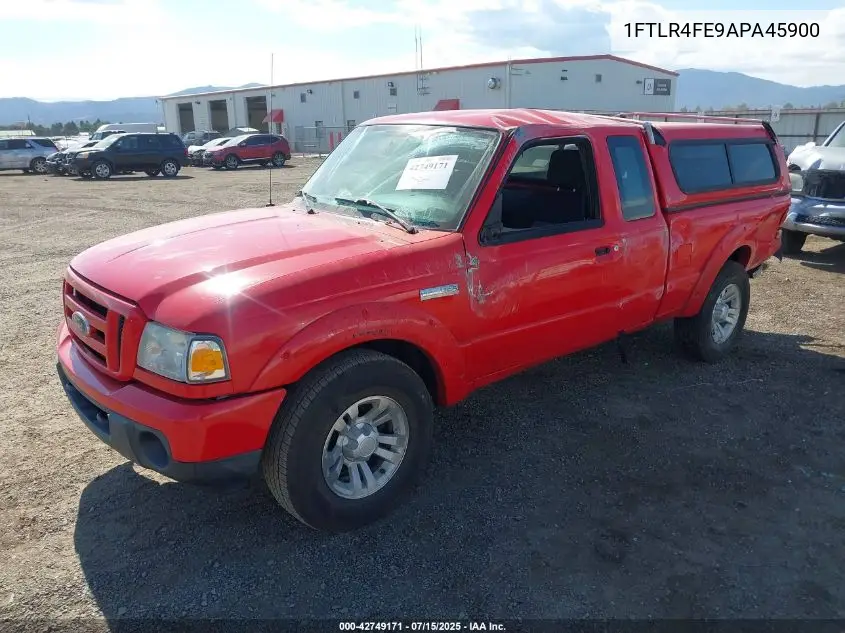 2010 Ford Ranger Sport/Xlt VIN: 1FTLR4FE9APA45900 Lot: 42749171
