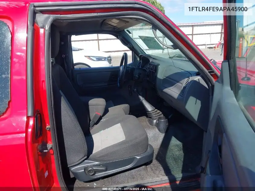 2010 Ford Ranger Sport/Xlt VIN: 1FTLR4FE9APA45900 Lot: 42749171
