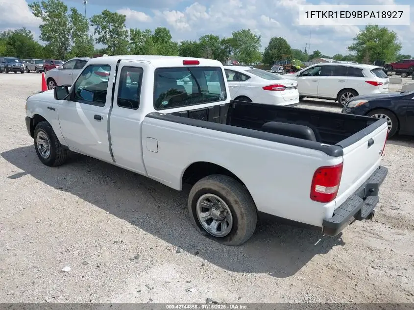2011 Ford Ranger Xl VIN: 1FTKR1ED9BPA18927 Lot: 42744858