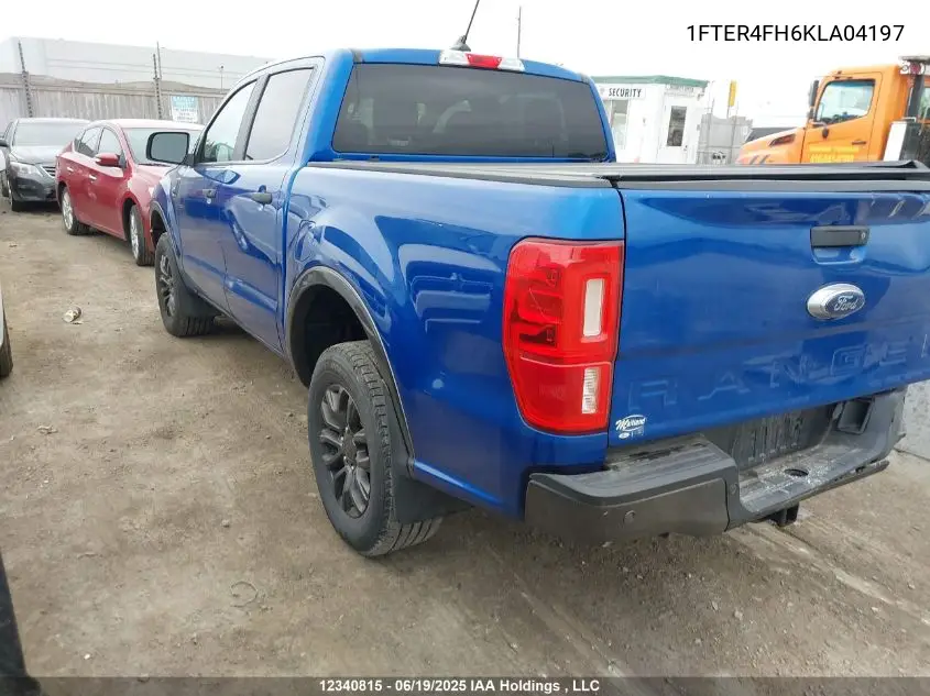 1fter4fh6kla04197 1FTER4FH6KLA04197 2019 Ford Ranger Xlt