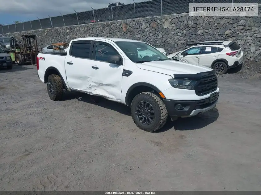 2019 Ford Ranger Xlt VIN: 1FTER4FH5KLA28474 Lot: 41980525