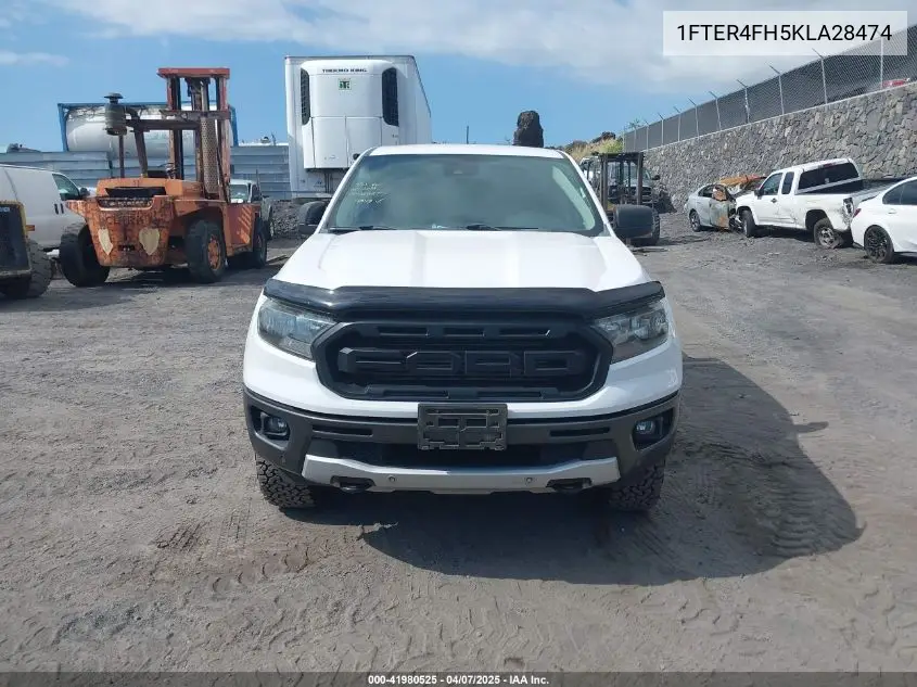 2019 Ford Ranger Xlt VIN: 1FTER4FH5KLA28474 Lot: 41980525