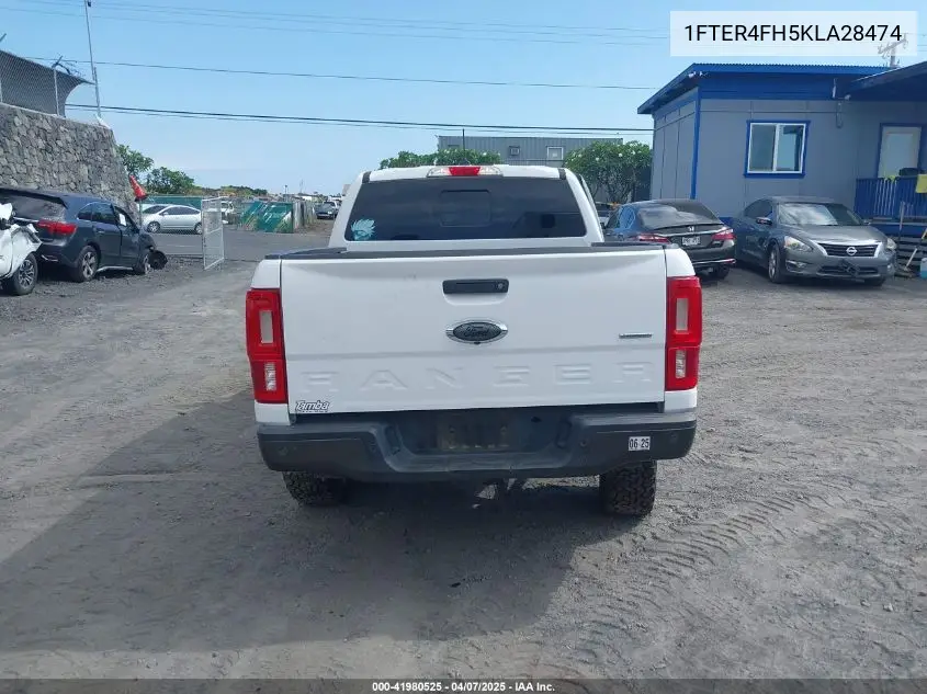 2019 Ford Ranger Xlt VIN: 1FTER4FH5KLA28474 Lot: 41980525
