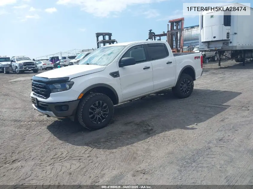 2019 Ford Ranger Xlt VIN: 1FTER4FH5KLA28474 Lot: 41980525