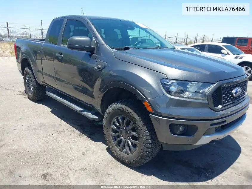 2019 Ford Ranger Xlt VIN: 1FTER1EH4KLA76466 Lot: 42581021