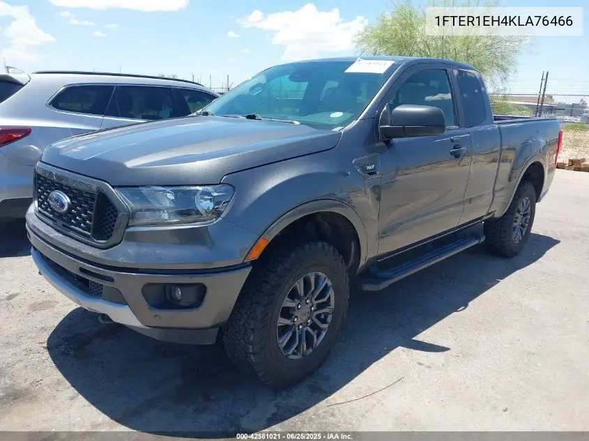 2019 Ford Ranger Xlt VIN: 1FTER1EH4KLA76466 Lot: 42581021