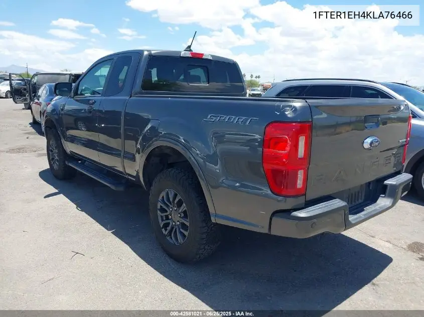 2019 Ford Ranger Xlt VIN: 1FTER1EH4KLA76466 Lot: 42581021