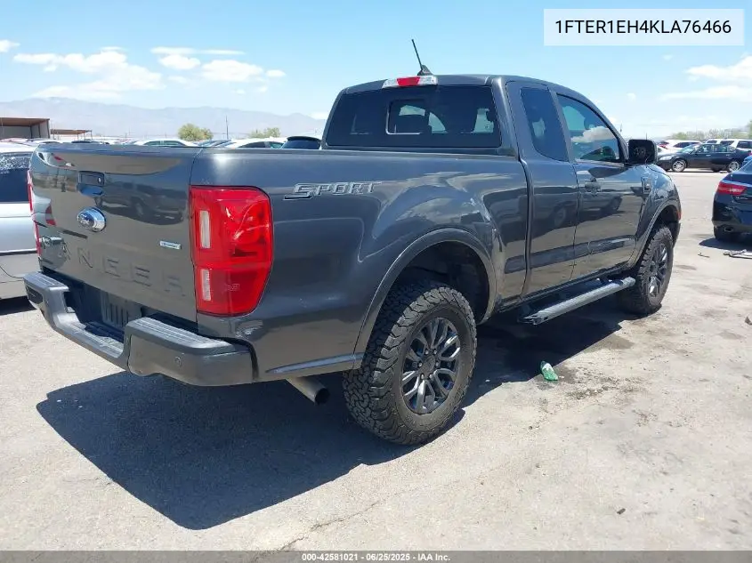 2019 Ford Ranger Xlt VIN: 1FTER1EH4KLA76466 Lot: 42581021