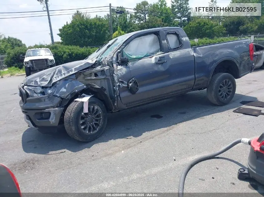 2019 Ford Ranger Xlt VIN: 1FTER1FH6KLB02595 Lot: 42584999