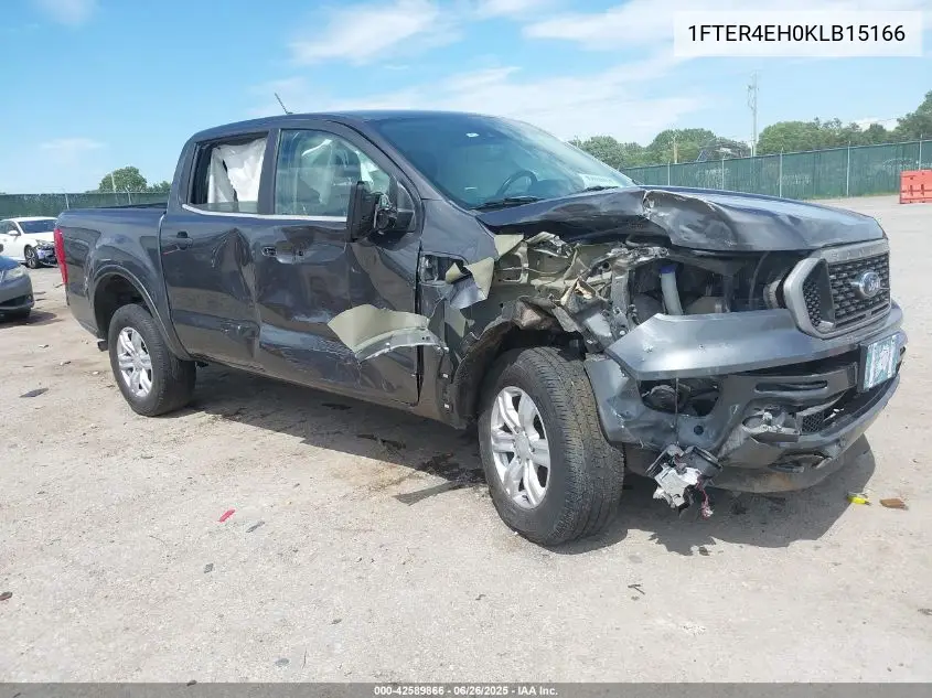 2019 Ford Ranger Xlt VIN: 1FTER4EH0KLB15166 Lot: 42589866