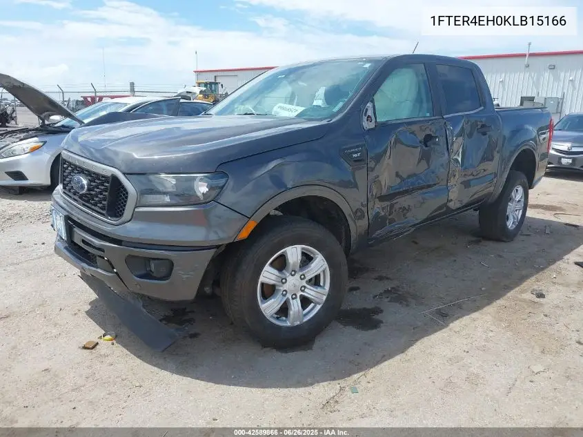 2019 Ford Ranger Xlt VIN: 1FTER4EH0KLB15166 Lot: 42589866