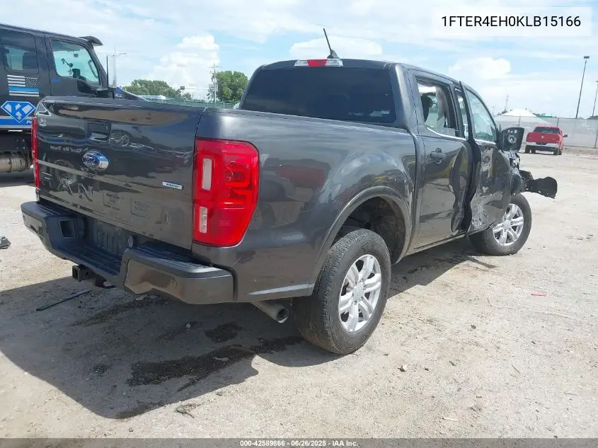 2019 Ford Ranger Xlt VIN: 1FTER4EH0KLB15166 Lot: 42589866