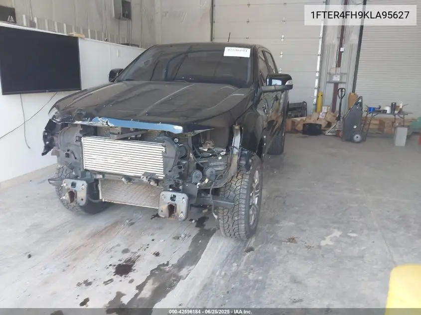 2019 Ford Ranger Lariat VIN: 1FTER4FH9KLA95627 Lot: 42596184