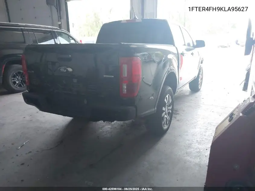 2019 Ford Ranger Lariat VIN: 1FTER4FH9KLA95627 Lot: 42596184