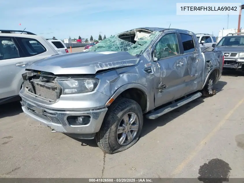 2020 Ford Ranger Xlt VIN: 1FTER4FH3LLA69042 Lot: 41826588