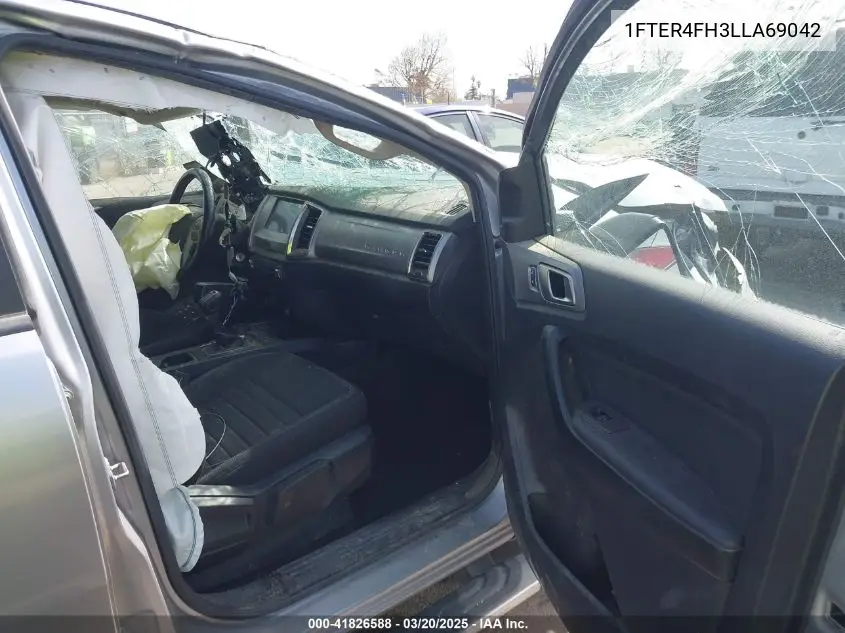 2020 Ford Ranger Xlt VIN: 1FTER4FH3LLA69042 Lot: 41826588