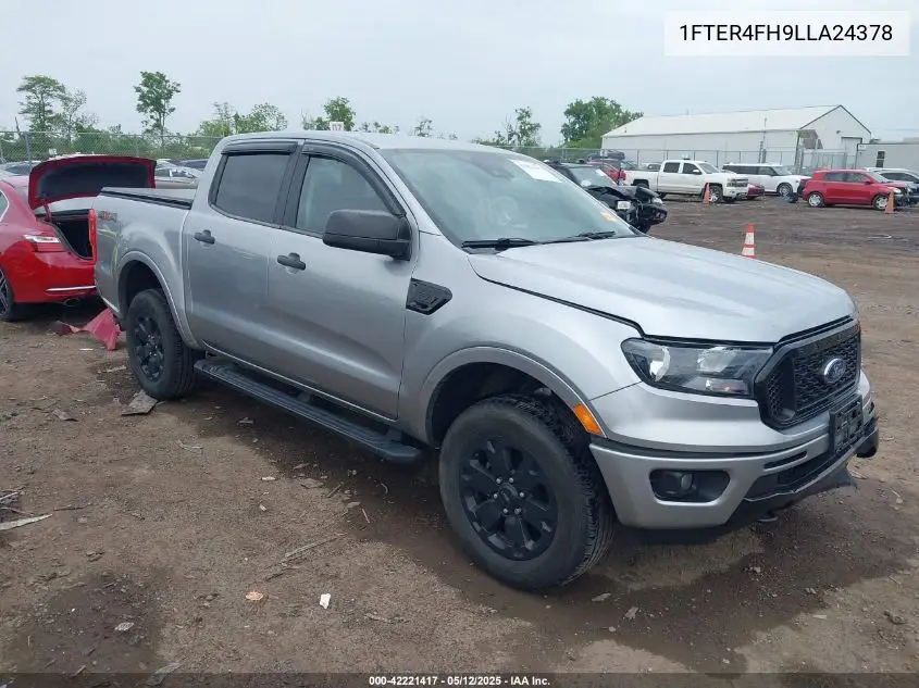 2020 Ford Ranger Xlt VIN: 1FTER4FH9LLA24378 Lot: 42221417