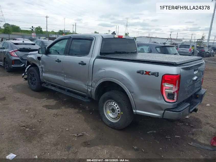 2020 Ford Ranger Xlt VIN: 1FTER4FH9LLA24378 Lot: 42221417