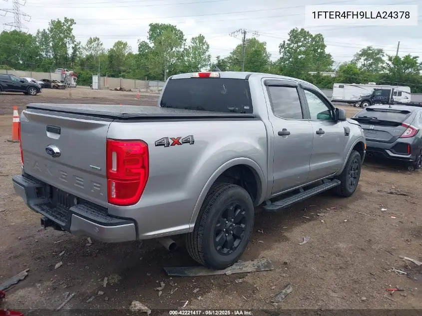 2020 Ford Ranger Xlt VIN: 1FTER4FH9LLA24378 Lot: 42221417
