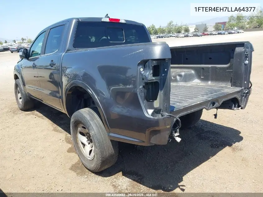 2020 Ford Ranger Lariat VIN: 1FTER4EH7LLA64377 Lot: 42540663