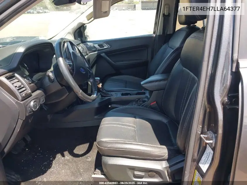 2020 Ford Ranger Lariat VIN: 1FTER4EH7LLA64377 Lot: 42540663