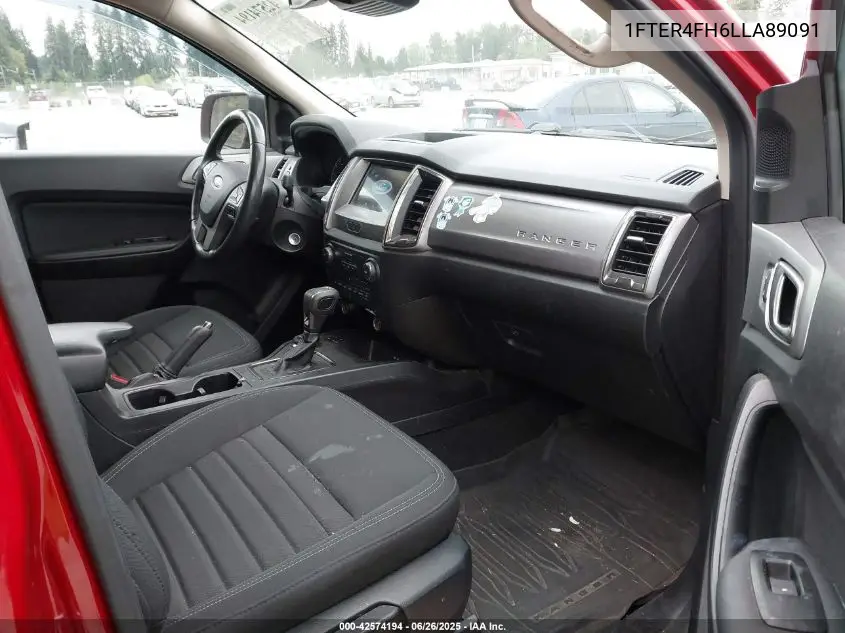 2020 Ford Ranger Xlt VIN: 1FTER4FH6LLA89091 Lot: 42574194