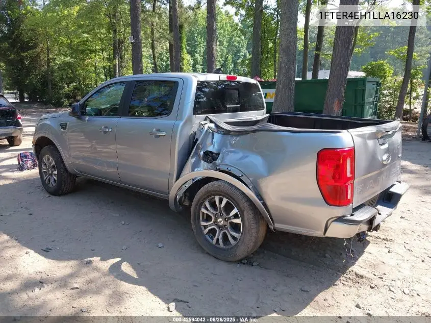 2020 Ford Ranger Lariat VIN: 1FTER4EH1LLA16230 Lot: 42594042