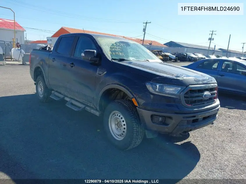 2021 Ford Ranger Xl/Xlt/Lariat VIN: 1FTER4FH8MLD24690 Lot: 12290879