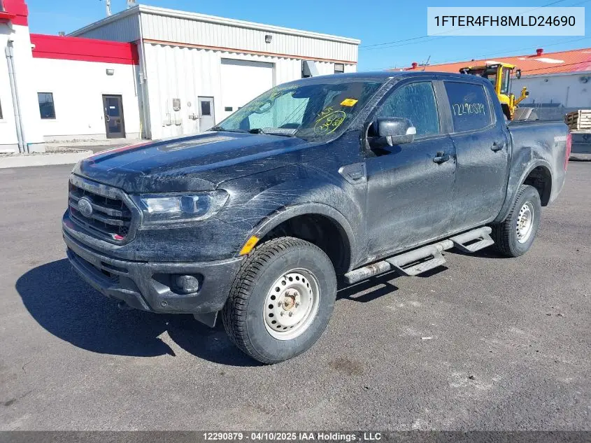 2021 Ford Ranger Xl/Xlt/Lariat VIN: 1FTER4FH8MLD24690 Lot: 12290879
