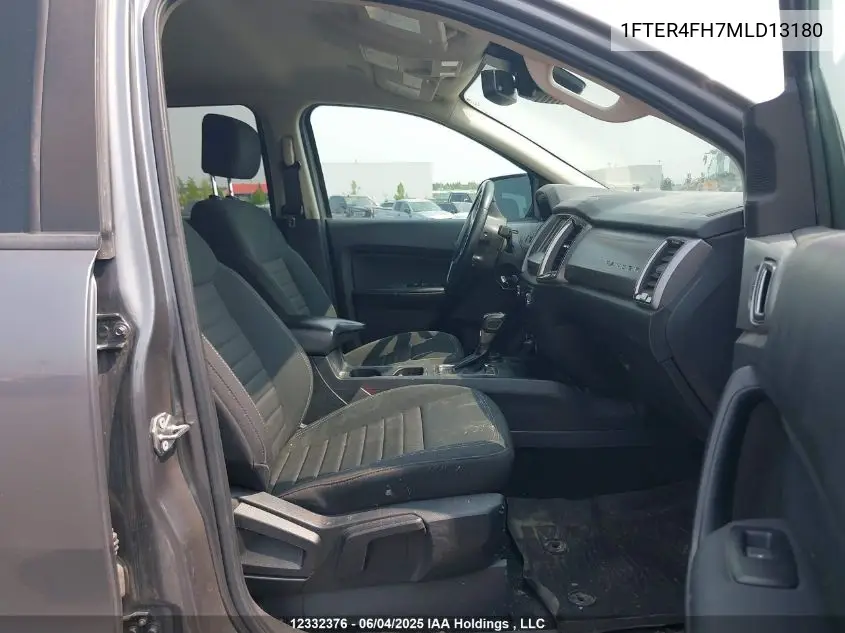 2021 Ford Ranger VIN: 1FTER4FH7MLD13180 Lot: 12332376