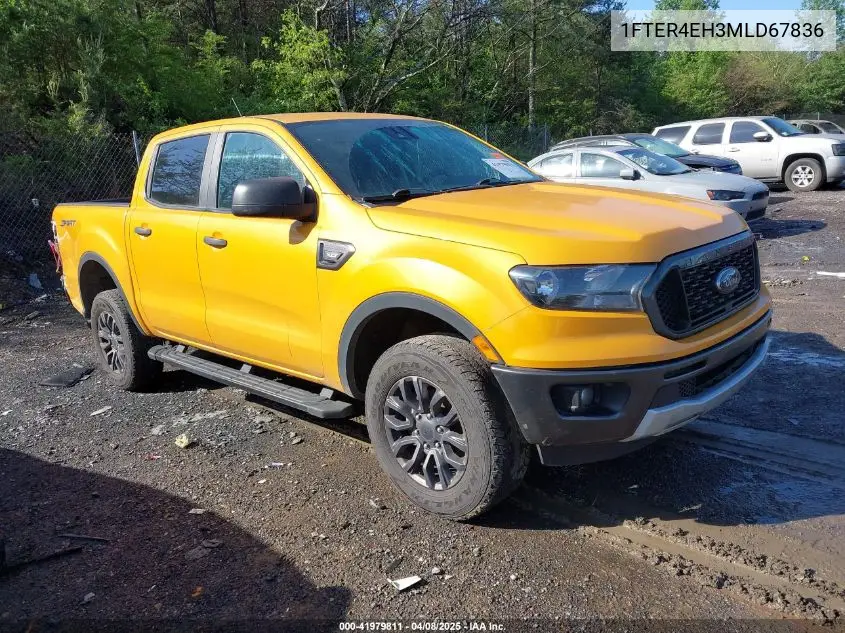 2021 Ford Ranger Xlt VIN: 1FTER4EH3MLD67836 Lot: 41979811