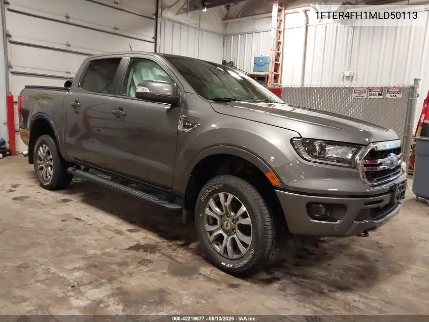 2021 Ford Ranger Lariat VIN: 1FTER4FH1MLD50113 Lot: 42216677