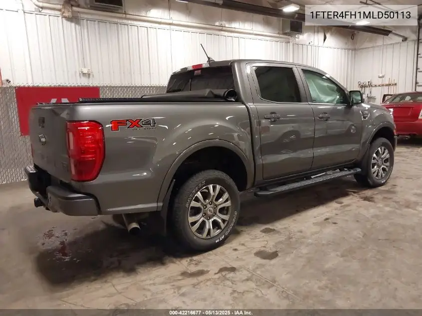2021 Ford Ranger Lariat VIN: 1FTER4FH1MLD50113 Lot: 42216677