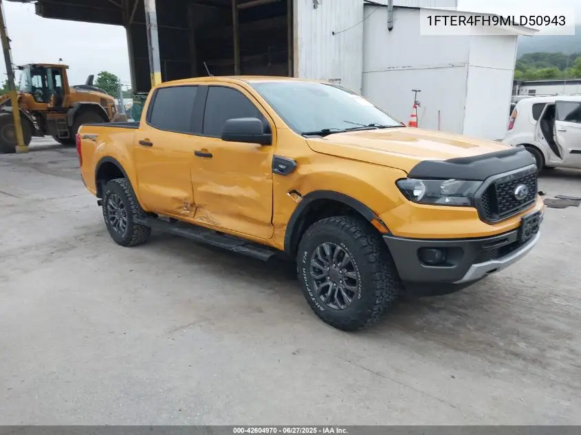 2021 Ford Ranger Xlt VIN: 1FTER4FH9MLD50943 Lot: 42604970