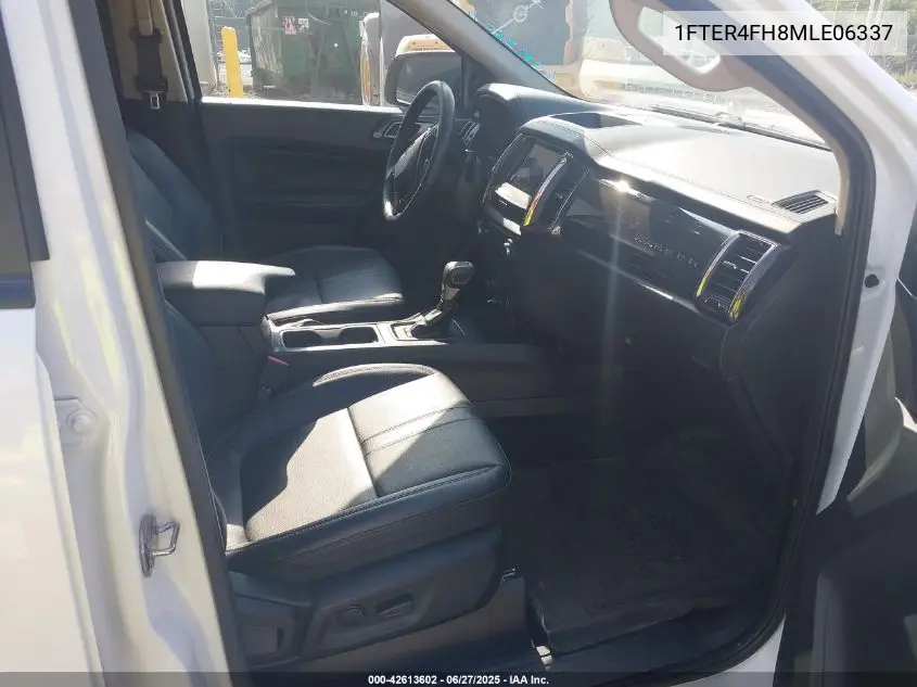 2021 Ford Ranger Lariat VIN: 1FTER4FH8MLE06337 Lot: 42613602
