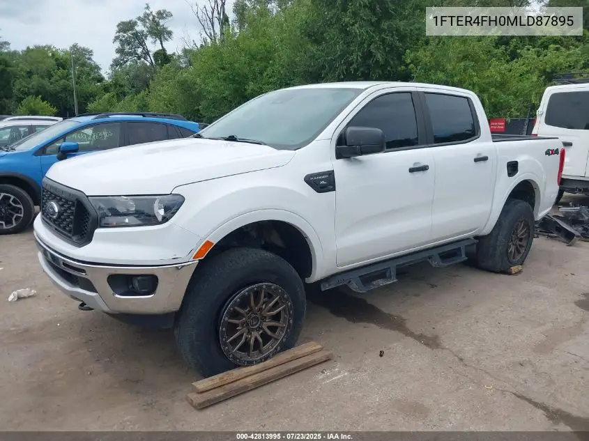 2021 Ford Ranger Xl VIN: 1FTER4FH0MLD87895 Lot: 42813995