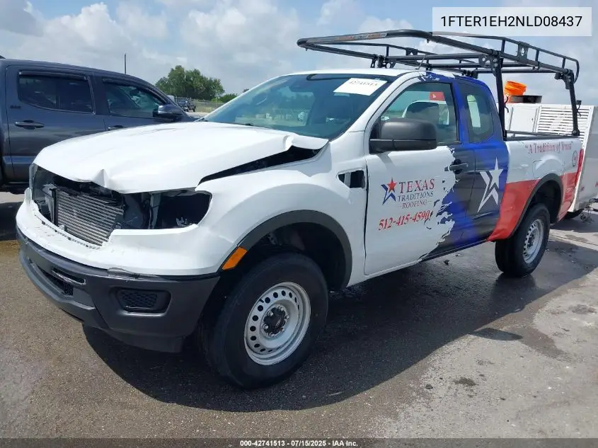 2022 Ford Ranger Xl VIN: 1FTER1EH2NLD08437 Lot: 42741513