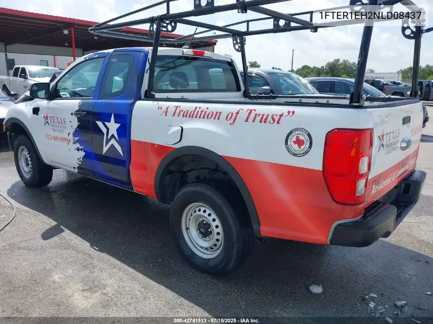 2022 Ford Ranger Xl VIN: 1FTER1EH2NLD08437 Lot: 42741513