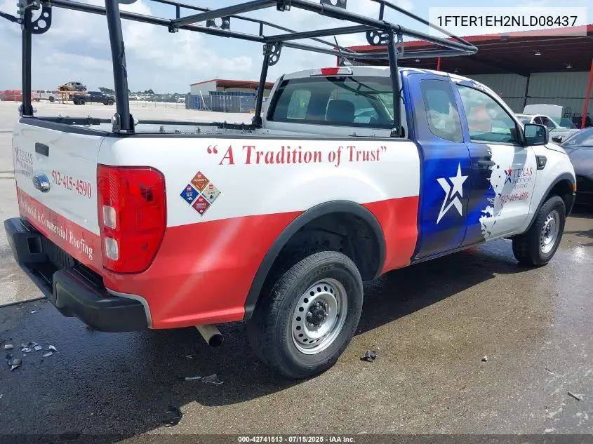 2022 Ford Ranger Xl VIN: 1FTER1EH2NLD08437 Lot: 42741513