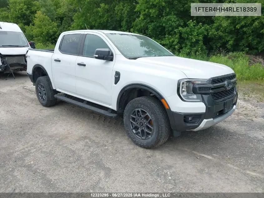 2024 Ford Ranger VIN: 1FTER4HH4RLE18389 Lot: 12323295