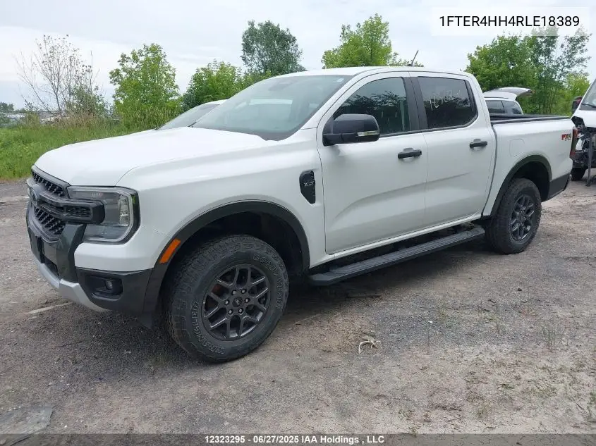 2024 Ford Ranger VIN: 1FTER4HH4RLE18389 Lot: 12323295