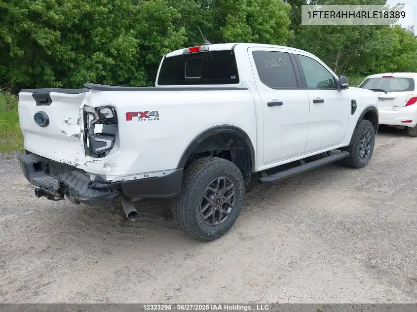 2024 Ford Ranger VIN: 1FTER4HH4RLE18389 Lot: 12323295