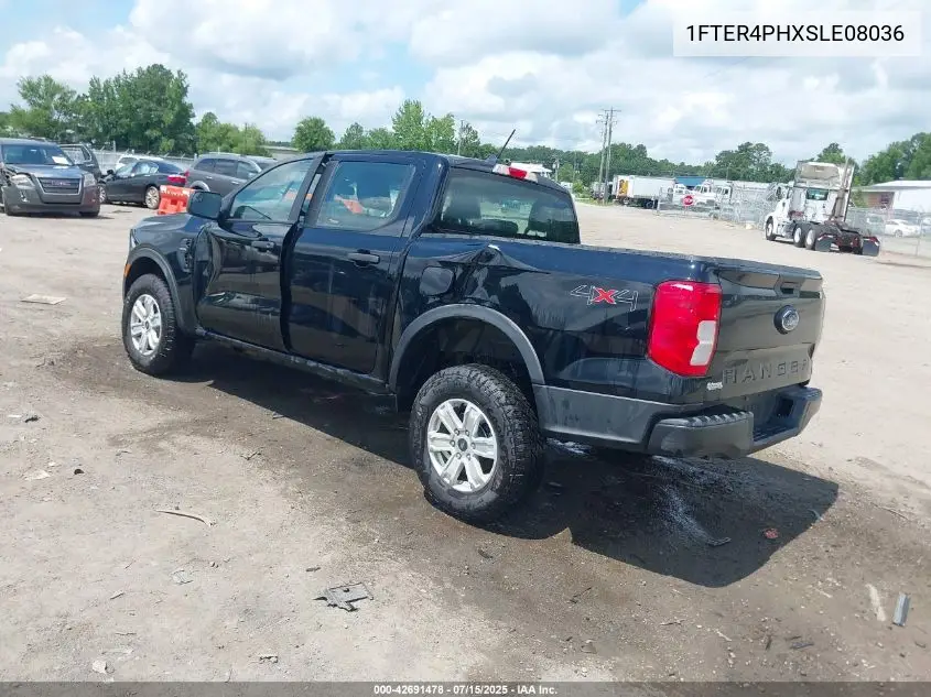 2025 Ford Ranger Xl VIN: 1FTER4PHXSLE08036 Lot: 42691478